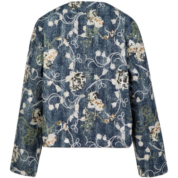 SEQUINS DENIM JACKET
