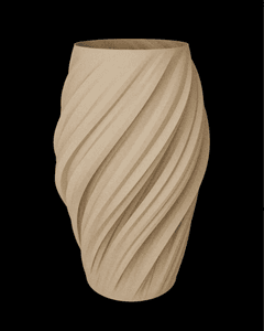 Hovedbilde D&D WAVE VASE LIGHT OAK
