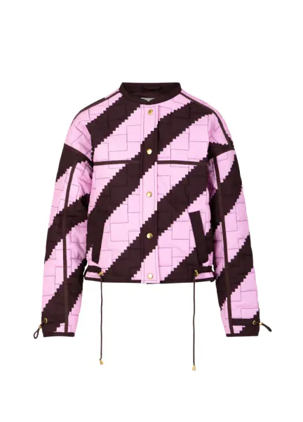 JACKET IN ZIG ZAG PRINT