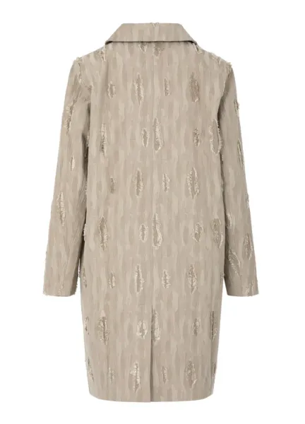TEXTURED LONG COAT